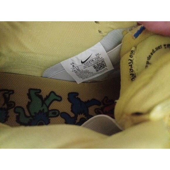 New NO BOX Nike Dunk Low SB Grateful Dead Yellow Bear 2020 Size Womens 8 Rare - Picture 6 of 12